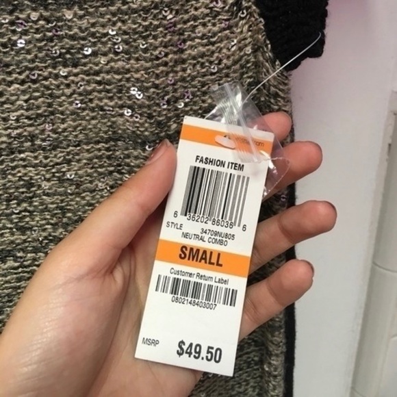 Sequin T-Shirt Dress - Picture 2 of 3